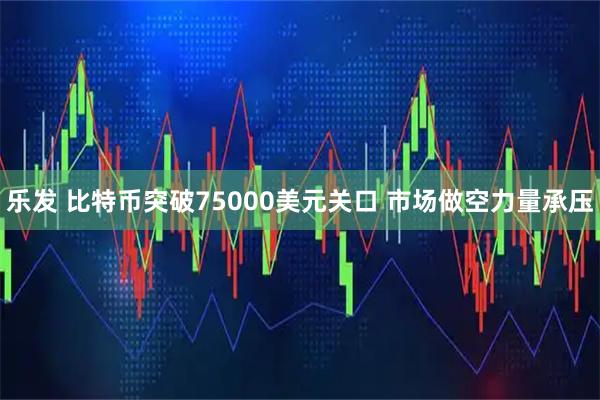 乐发 比特币突破75000美元关口 市场做空力量承压